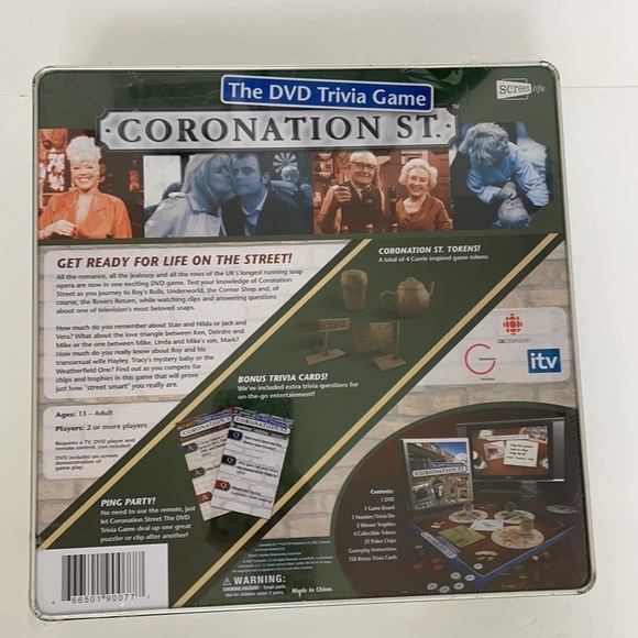 DVD Trivia Game CORONATION ST. New Sealed - Picture 8 of 15